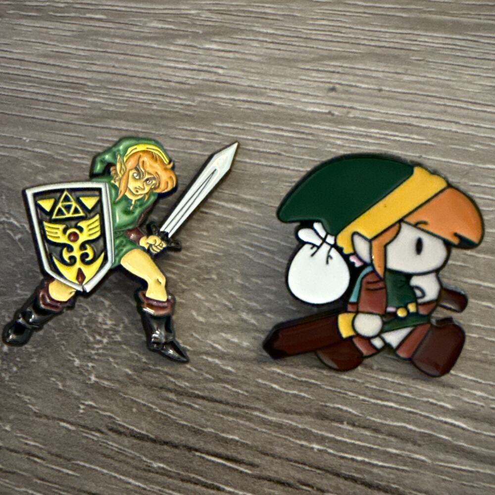 Zelda Link Warrior Gaming Anime Enamel Metal Pin Collectible
